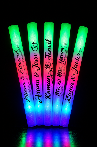 Custom LED Foam Sticks