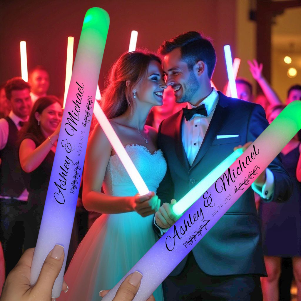 Custom LED Foam Sticks