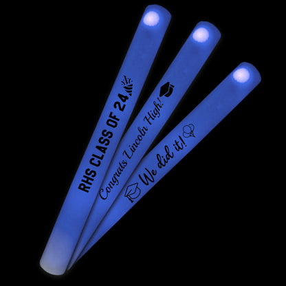 Custom School Events LED Foam Sticks